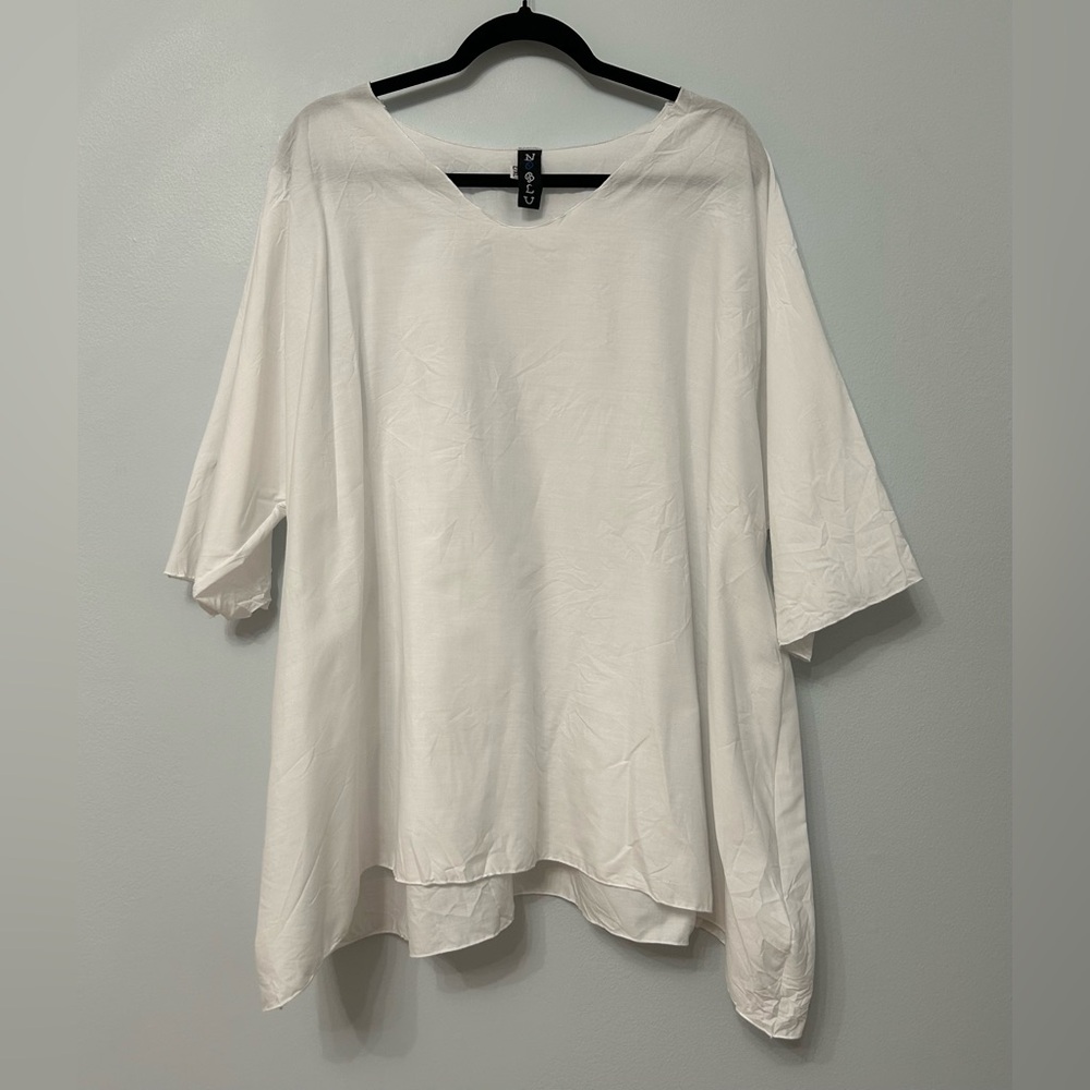 Noblu Cotton Crush White Top L/XL